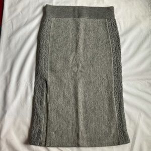 Toad&Co. Grey Knit Skirt